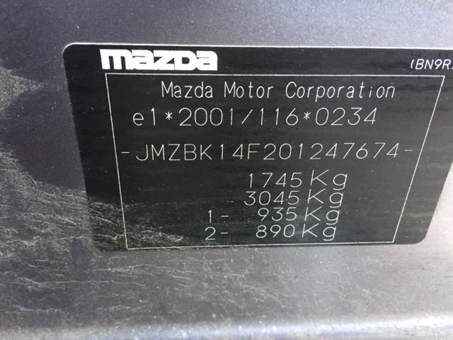 Клапан холостого хода Mazda Mazda3 BK 2003-2009 2005