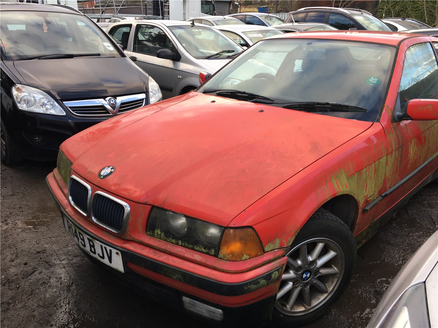 8146074 Кронштейн бампера зад. правая BMW 3 E36 1991-1998 1997