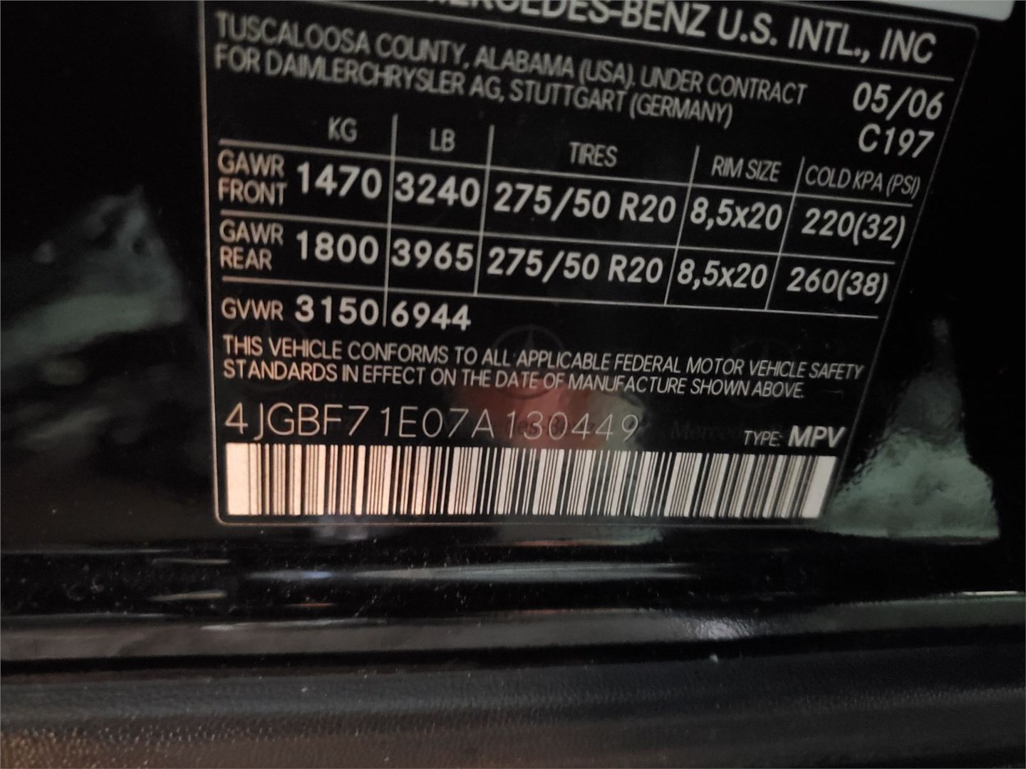 0038205826 Блок управления светом Mercedes GL X164 2006-2012 2006