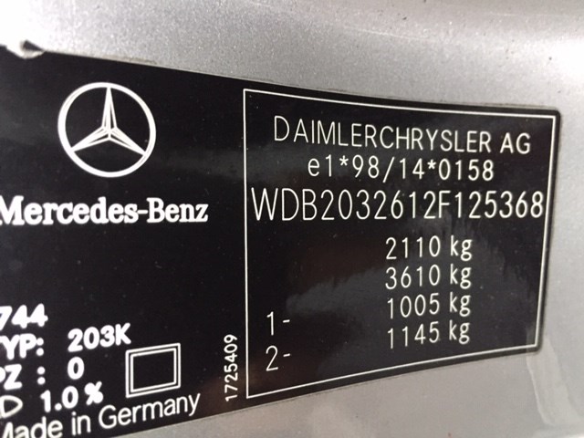 A2122400418 Подушка крепления КПП Mercedes C W203 2000-2007 2001