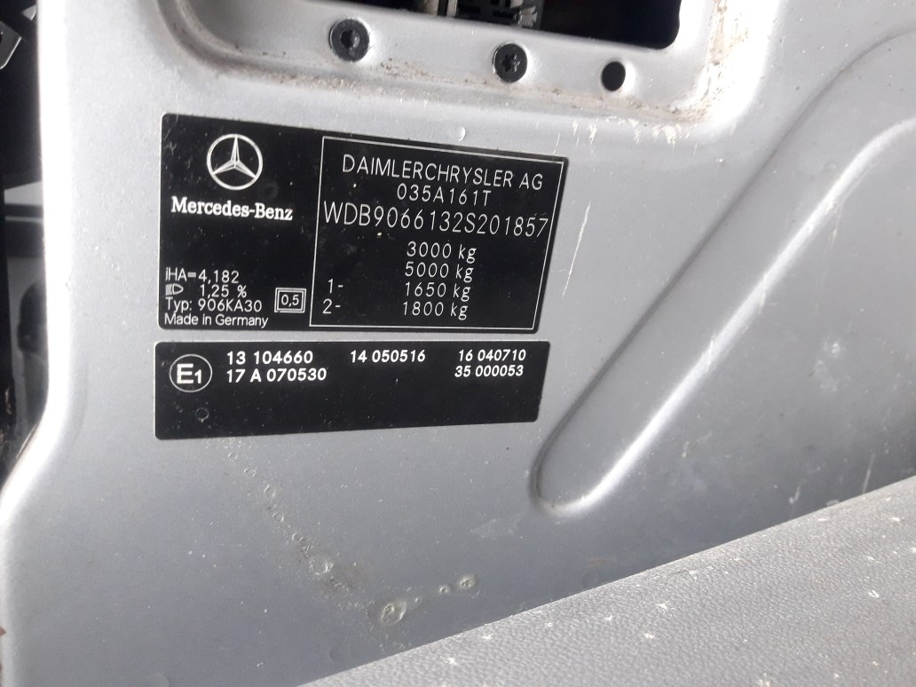 Теплообменник Mercedes Sprinter 2006-2014 2007