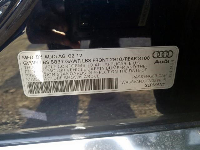 4H0823359D Амортизатор капота Audi A8 (D4) 2010-2017 2012