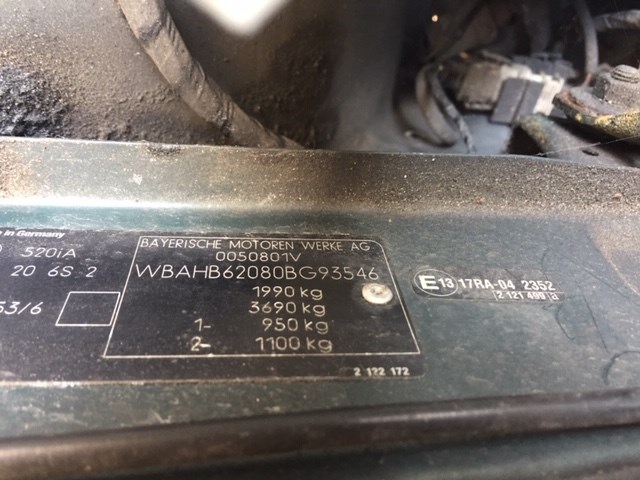 15080860 Блок управления подушками безопасности BMW 5 E34 1988-1995 1995