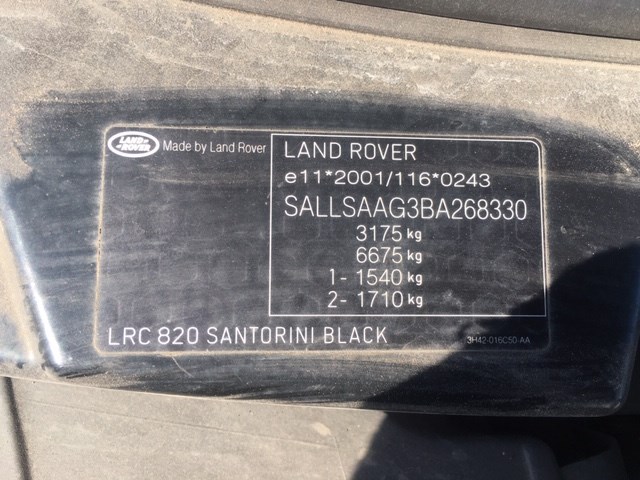 TOB500250 Полуось (приводной вал, шрус) Land Rover Range Rover Sport 2009-2013 2010