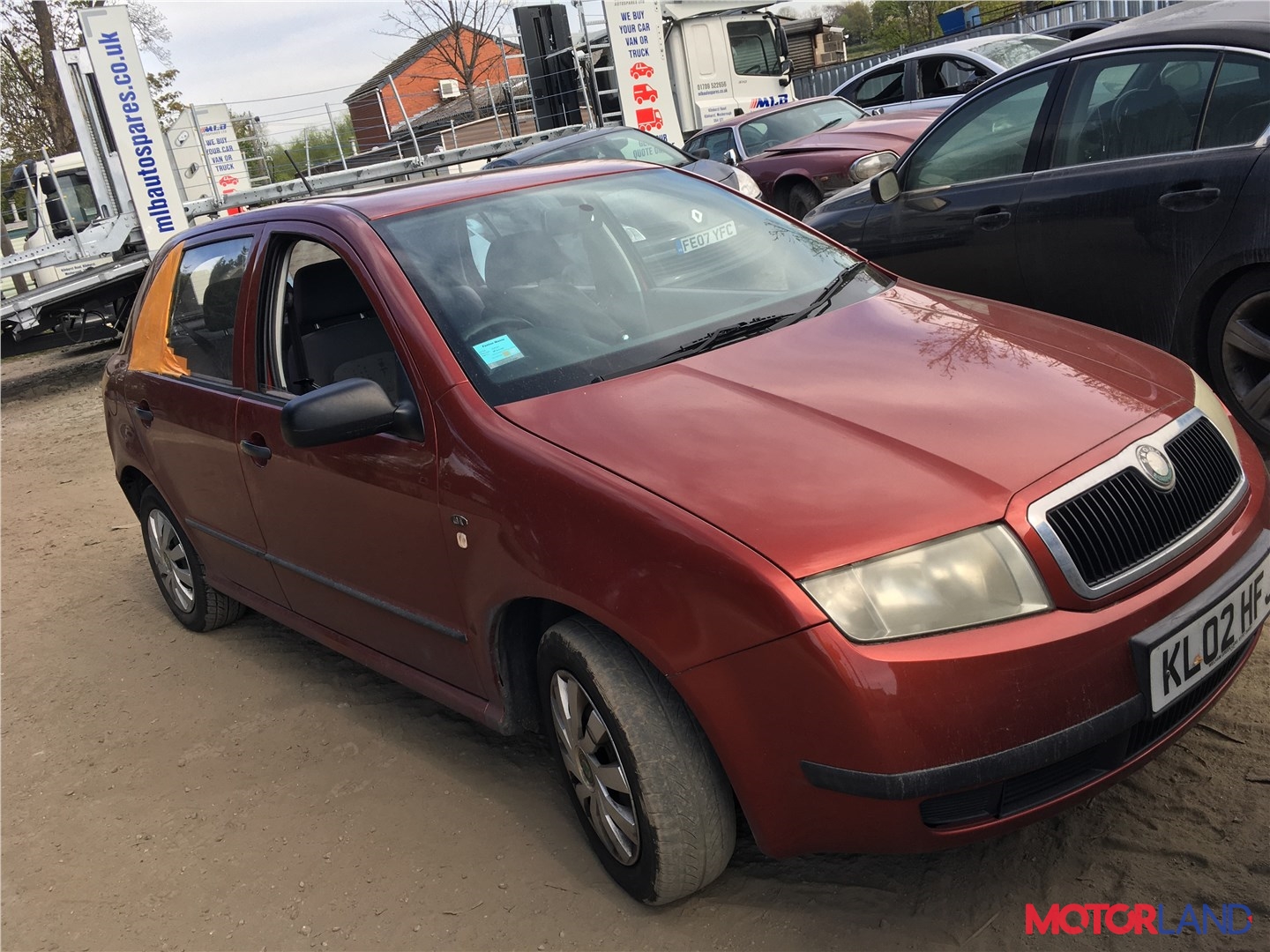 Недавно поступивший автомобиль Skoda Fabia 1999-2004 - разборочный номер  t15761