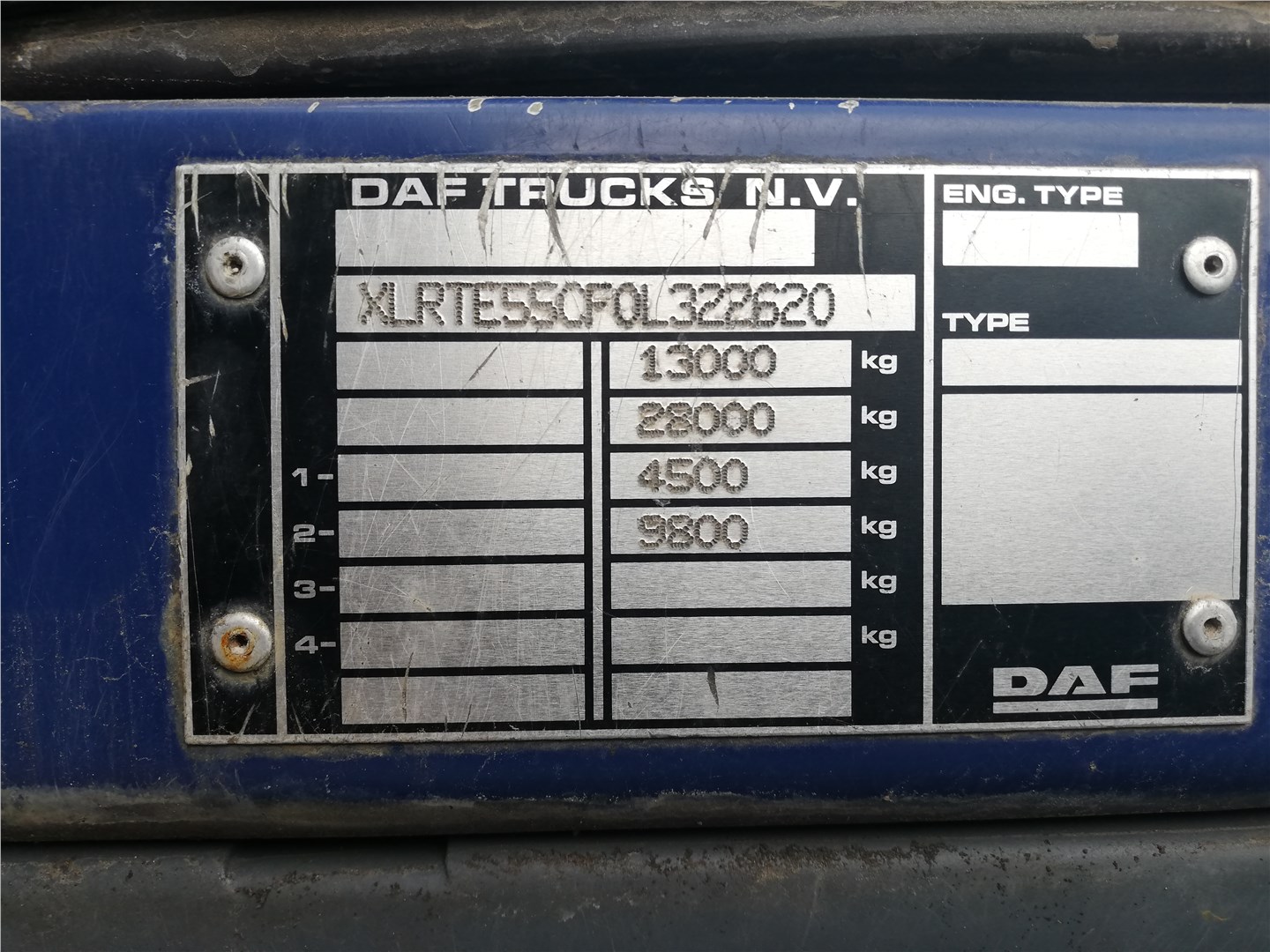 Кронштейн топливного бака DAF LF 55 2001-2013 2006