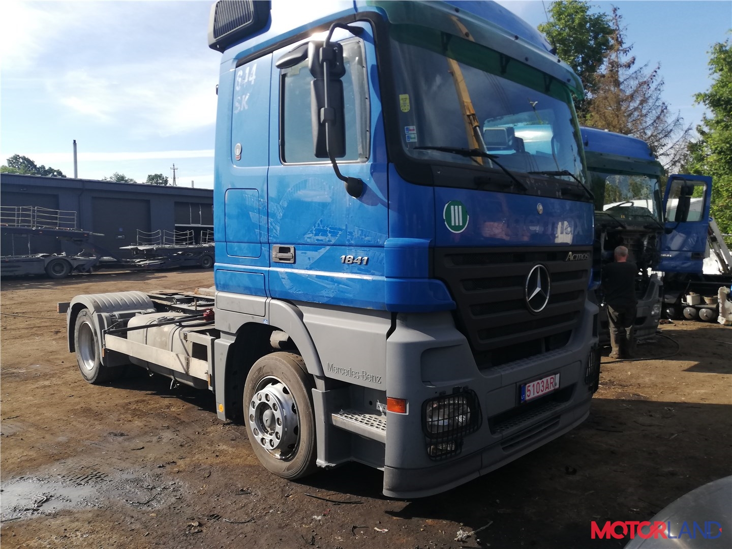 Недавно поступивший автомобиль Mercedes Actros MP2 2002-2008 - разборочный  номер t16216