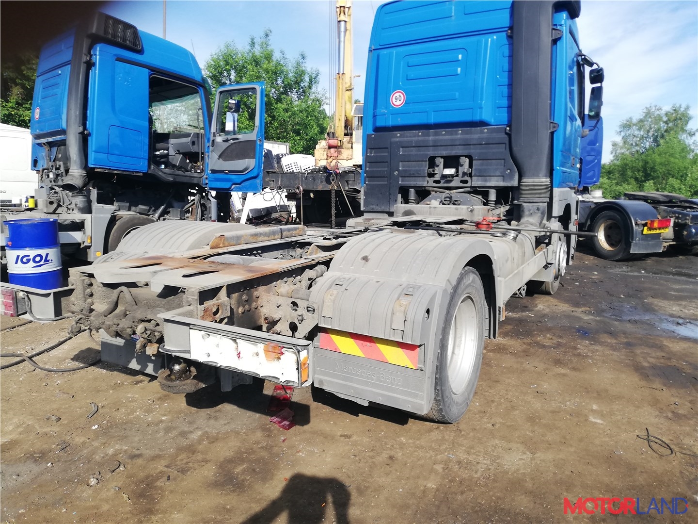 Недавно поступивший автомобиль Mercedes Actros MP2 2002-2008 - разборочный  номер t16216