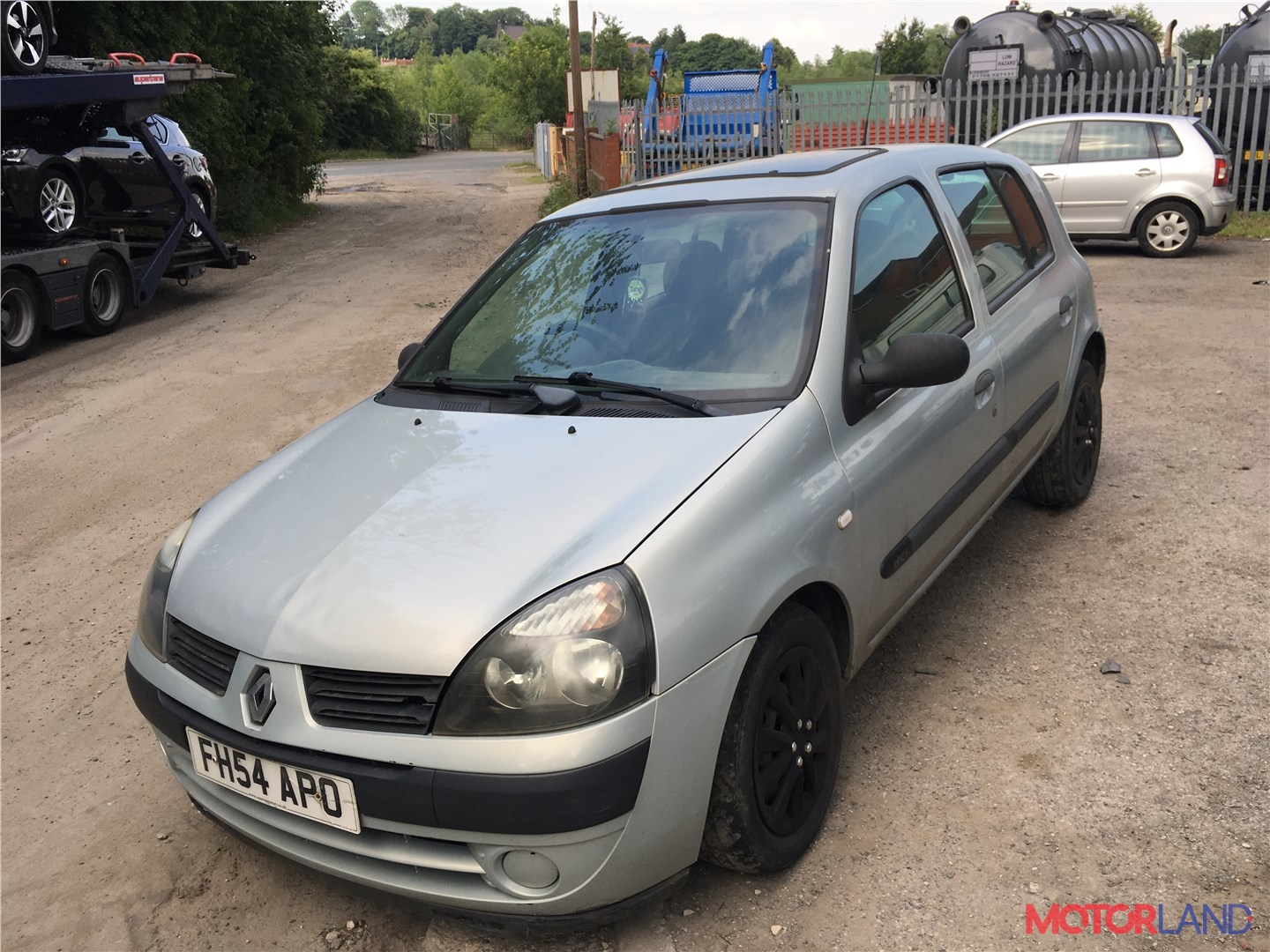 Недавно поступивший автомобиль Renault Clio 1998-2008 - разборочный номер  t16318