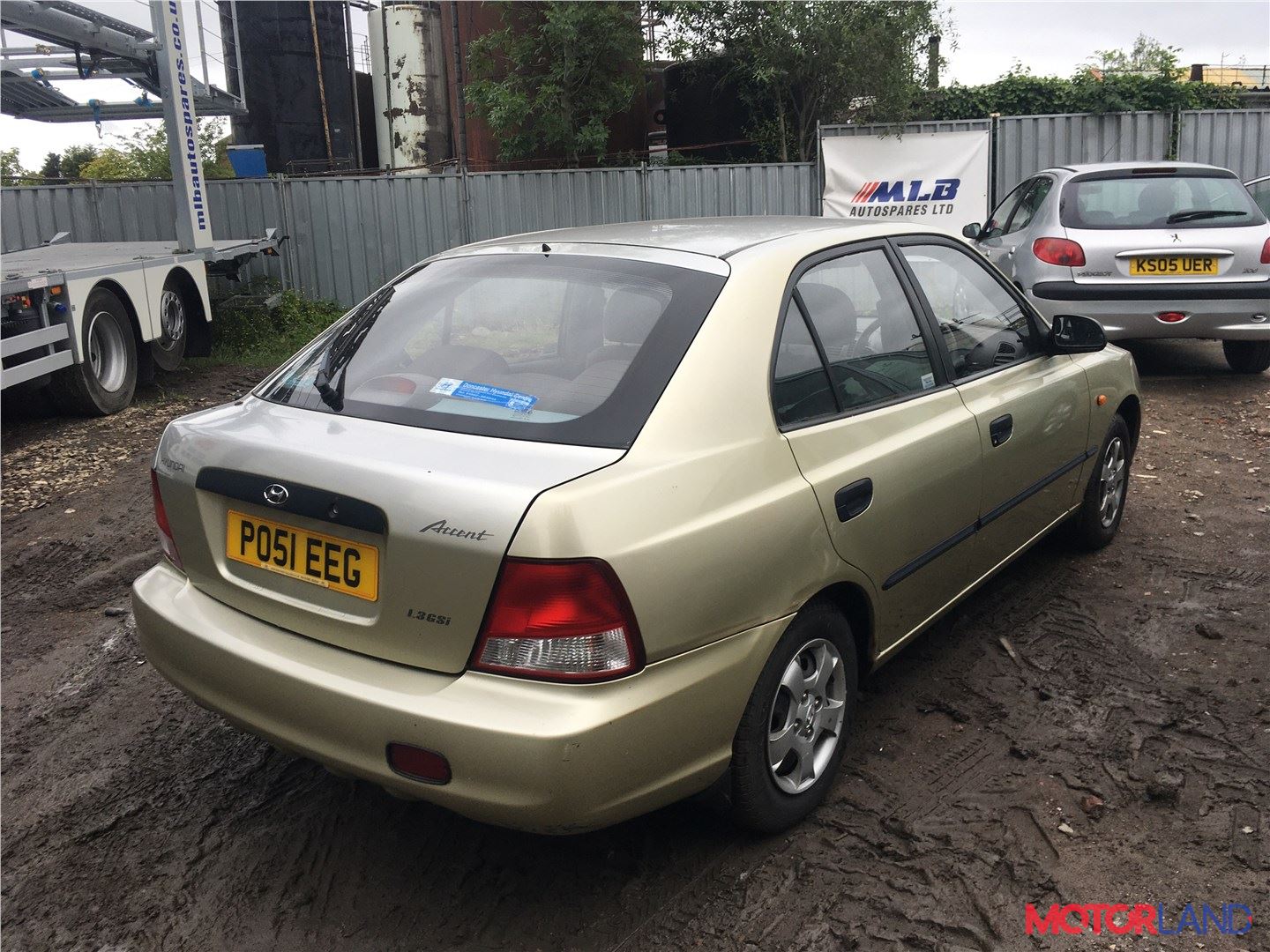 Недавно поступивший автомобиль Hyundai Accent 2000-2006 - разборочный номер  t16395