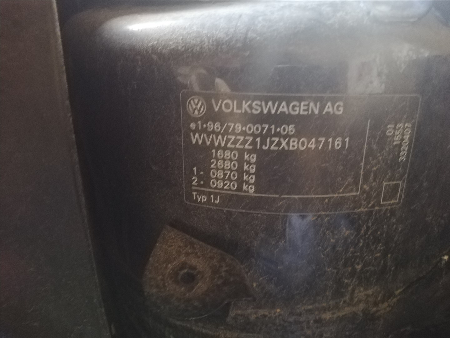 1J0955453P Бачок омывателя Volkswagen Golf 4 1997-2005 1999
