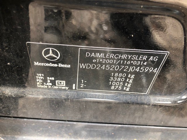 A6402300365 Насос вакуумный Mercedes-Benz B-Class W245 2005-2012 2005