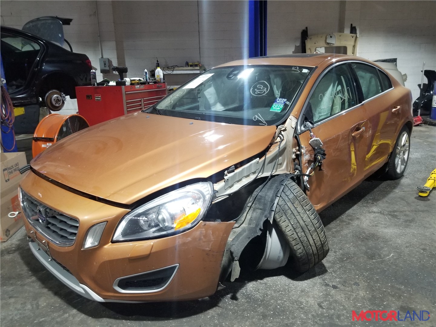 Недавно поступивший автомобиль Volvo S60 2010-2013 - разборочный номер p556