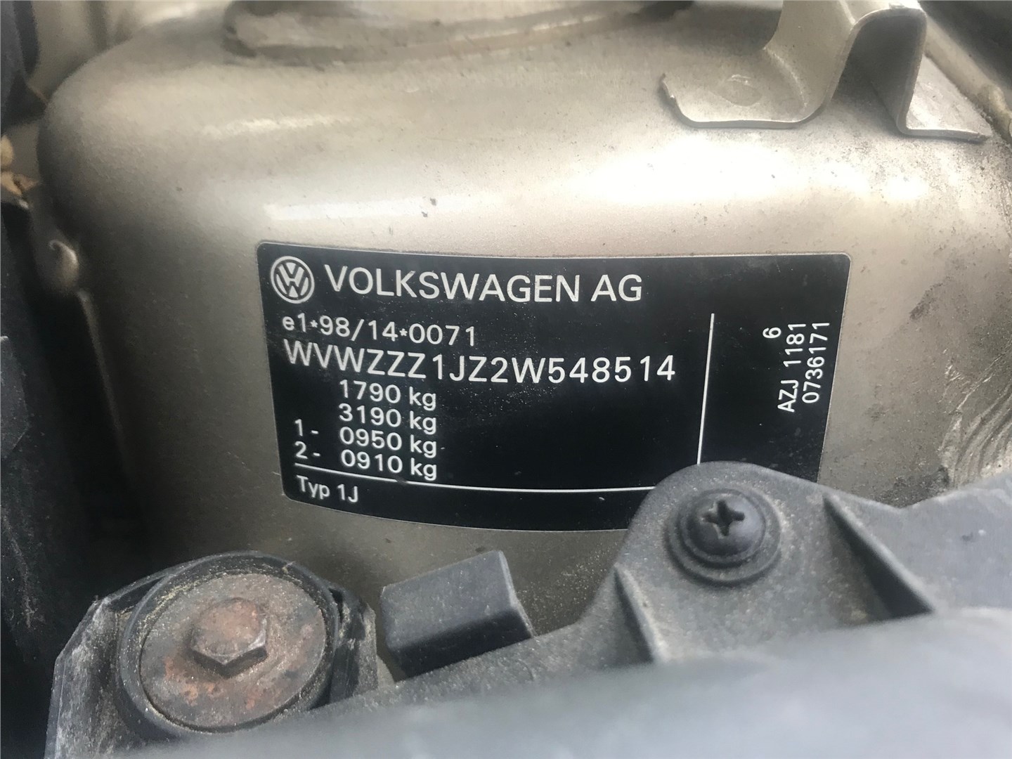 06A131351 Клапан рециркуляции газов (EGR) Volkswagen Golf 4 1997-2005 2002