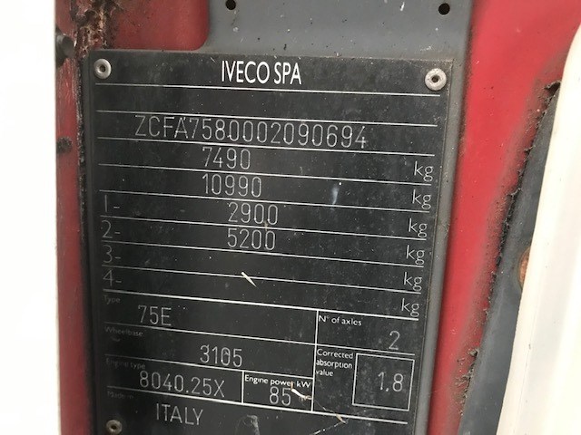 Крышка инструментального ящика Iveco EuroCargo 1 1991-2002 1993