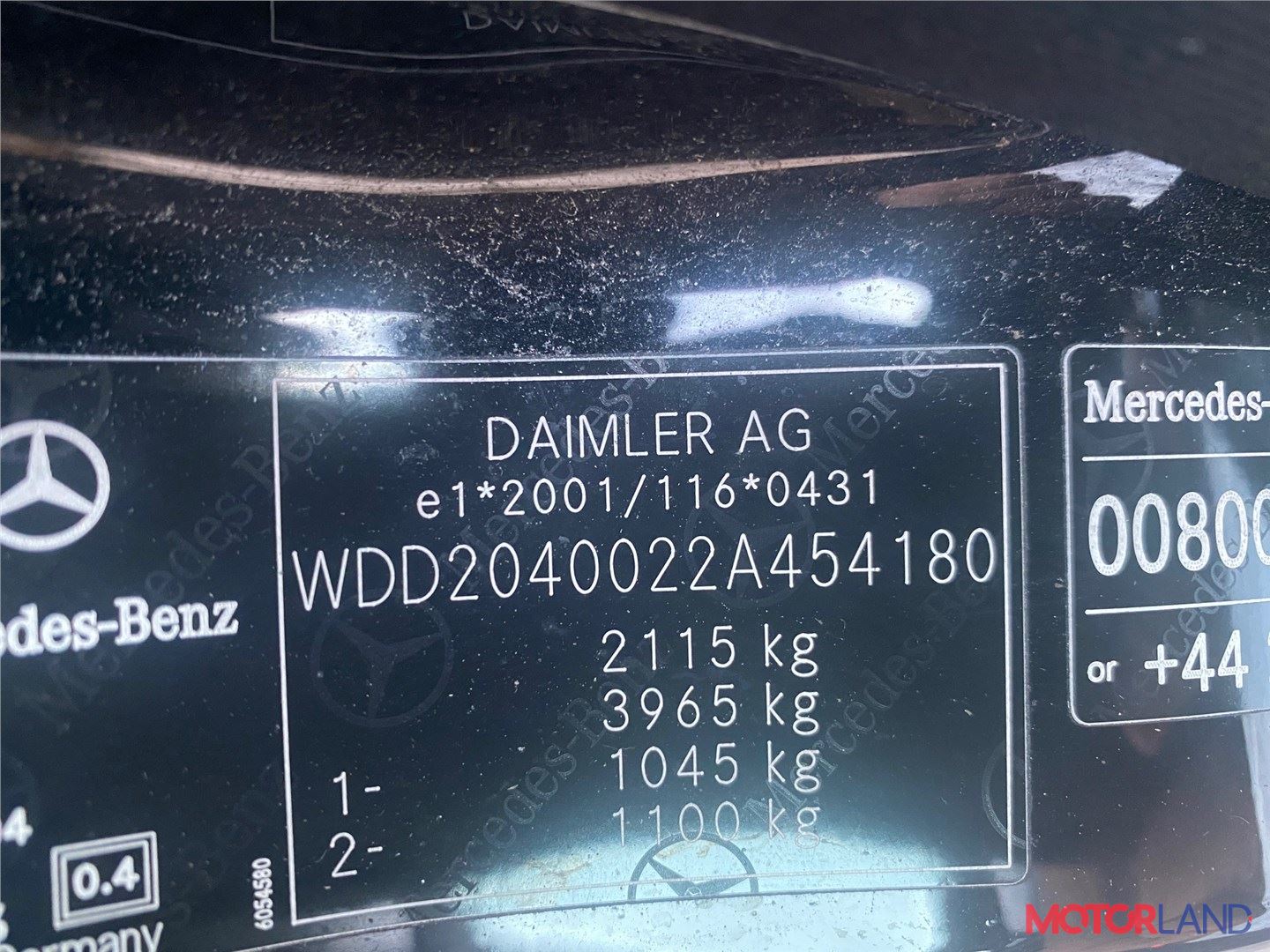 Mercedes C W204 2007-2013, разборочный номер T23921 #6