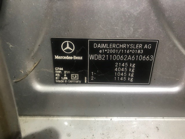 2115452132 Блок комфорта Mercedes-Benz E-Class W211 2002-2009 2004