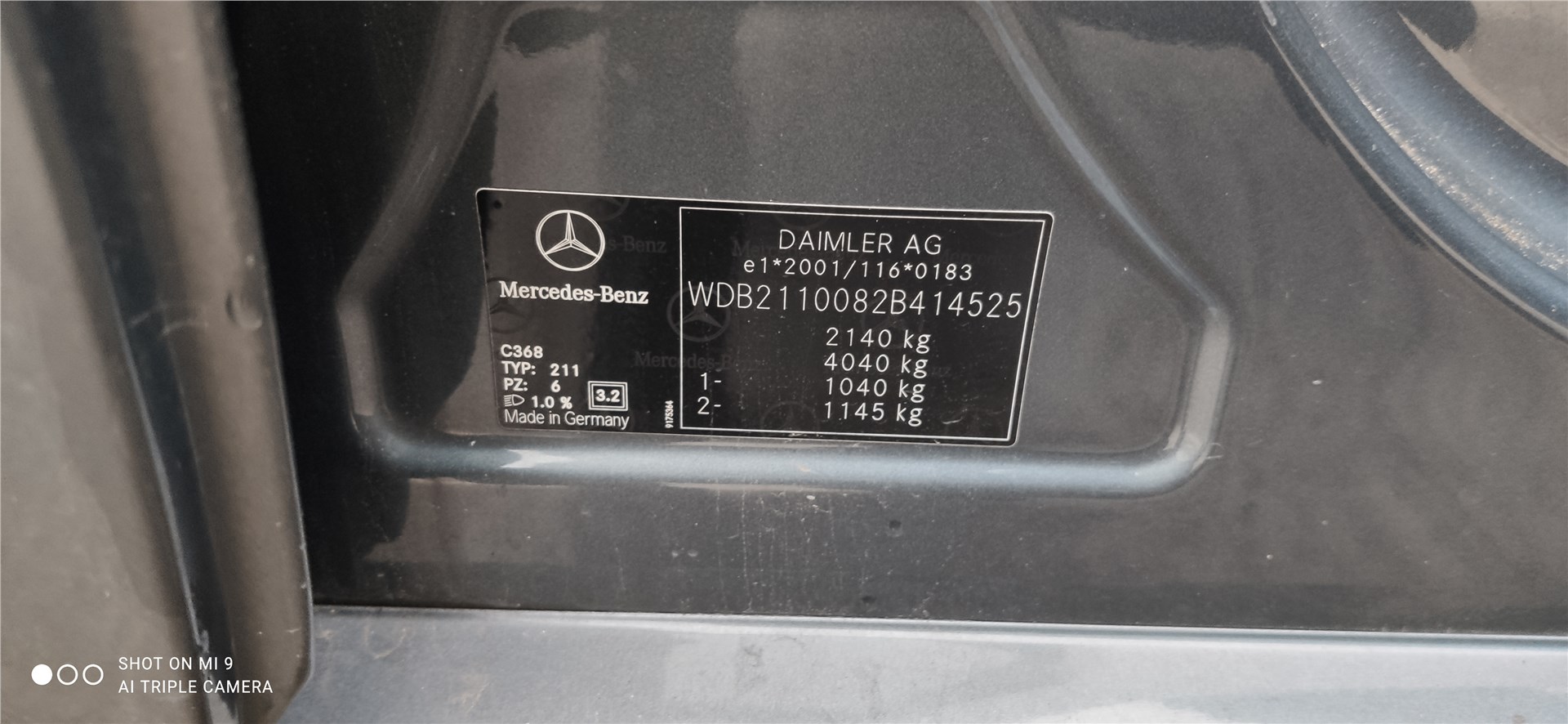 0285010564 Блок управления подушками безопасности Mercedes-Benz E-Class W211 2002-2009 2008