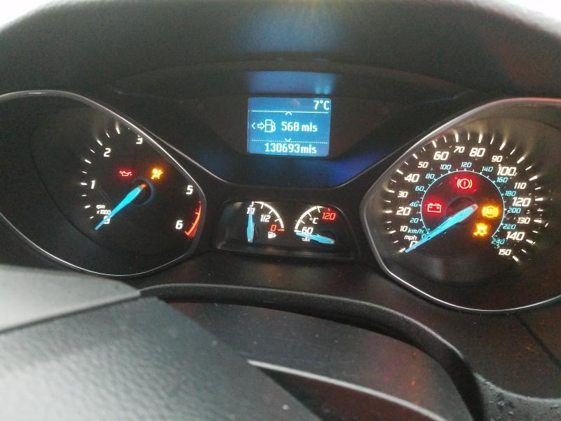 1718734 Заглушка (решетка) бампера левая=правая Ford Focus 3 2011-2015 2013