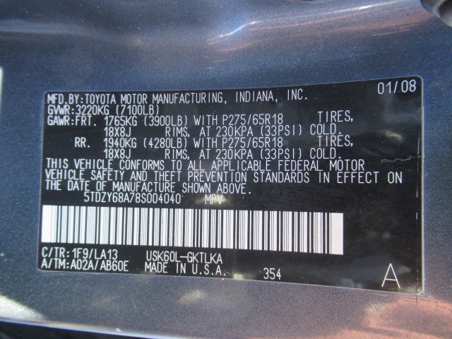 897690C022 Блок управления давления в шинах Toyota Sequoia 2008- 2008