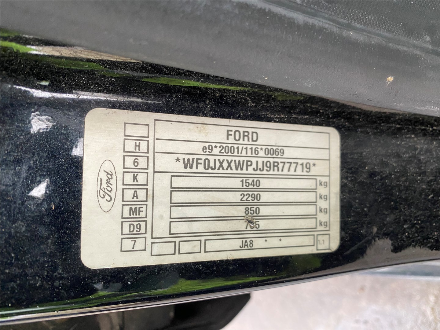 5WK97004 Измеритель потока воздуха (расходомер) Ford Fiesta 2008-2013 2009