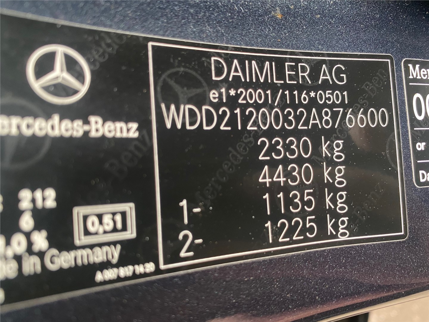 A0004231012 Диск тормозной зад. Mercedes-Benz E-Class W212 2013-2016 2013