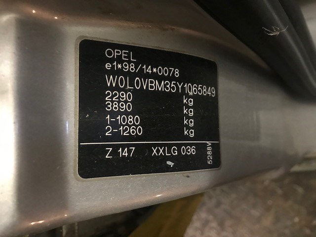 Клапан рециркуляции газов (EGR) Opel Omega B 1994-2003 1999