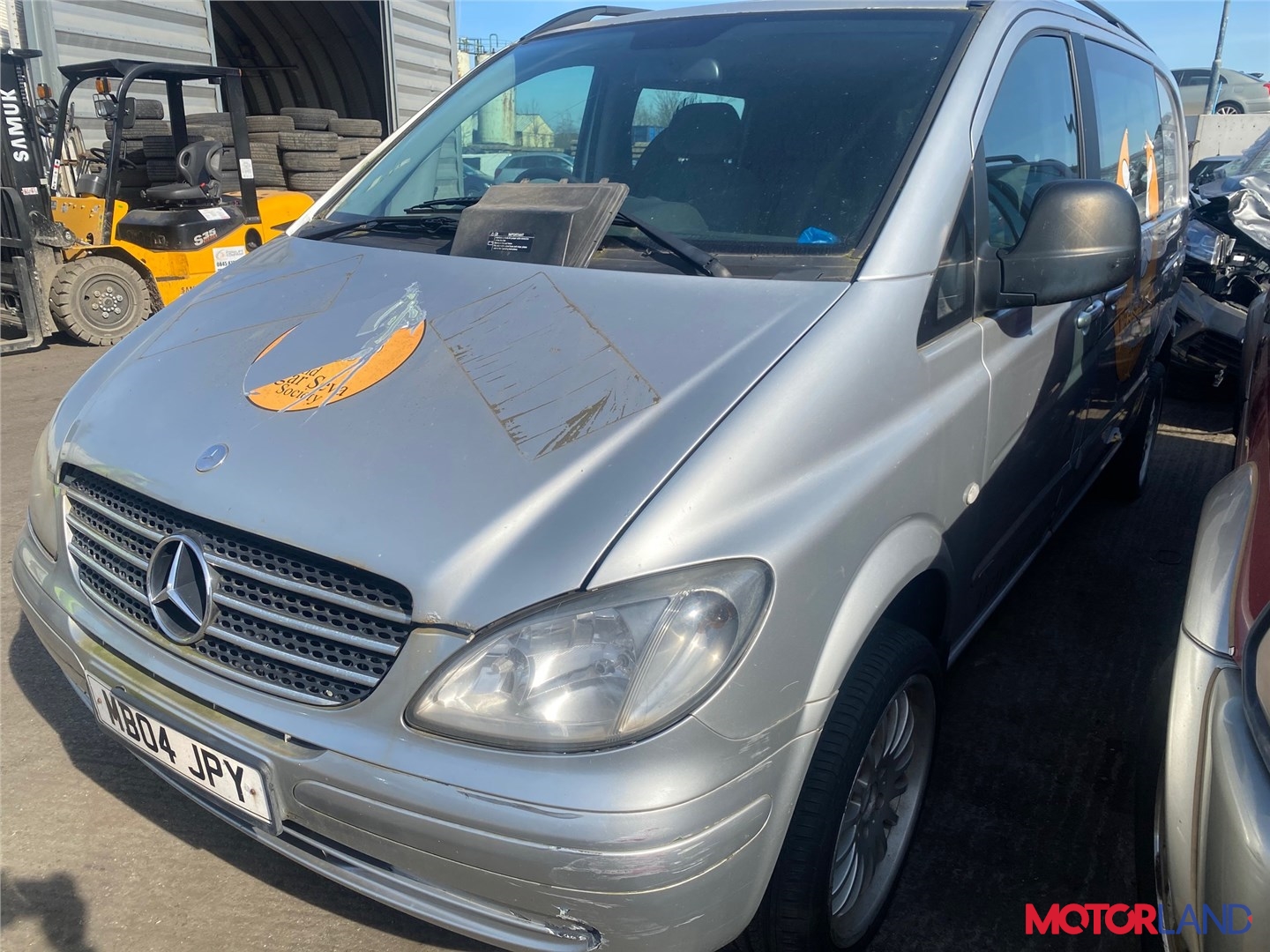 Недавно поступивший автомобиль Mercedes Vito W639 2004-2013 - разборочный  номер t20702