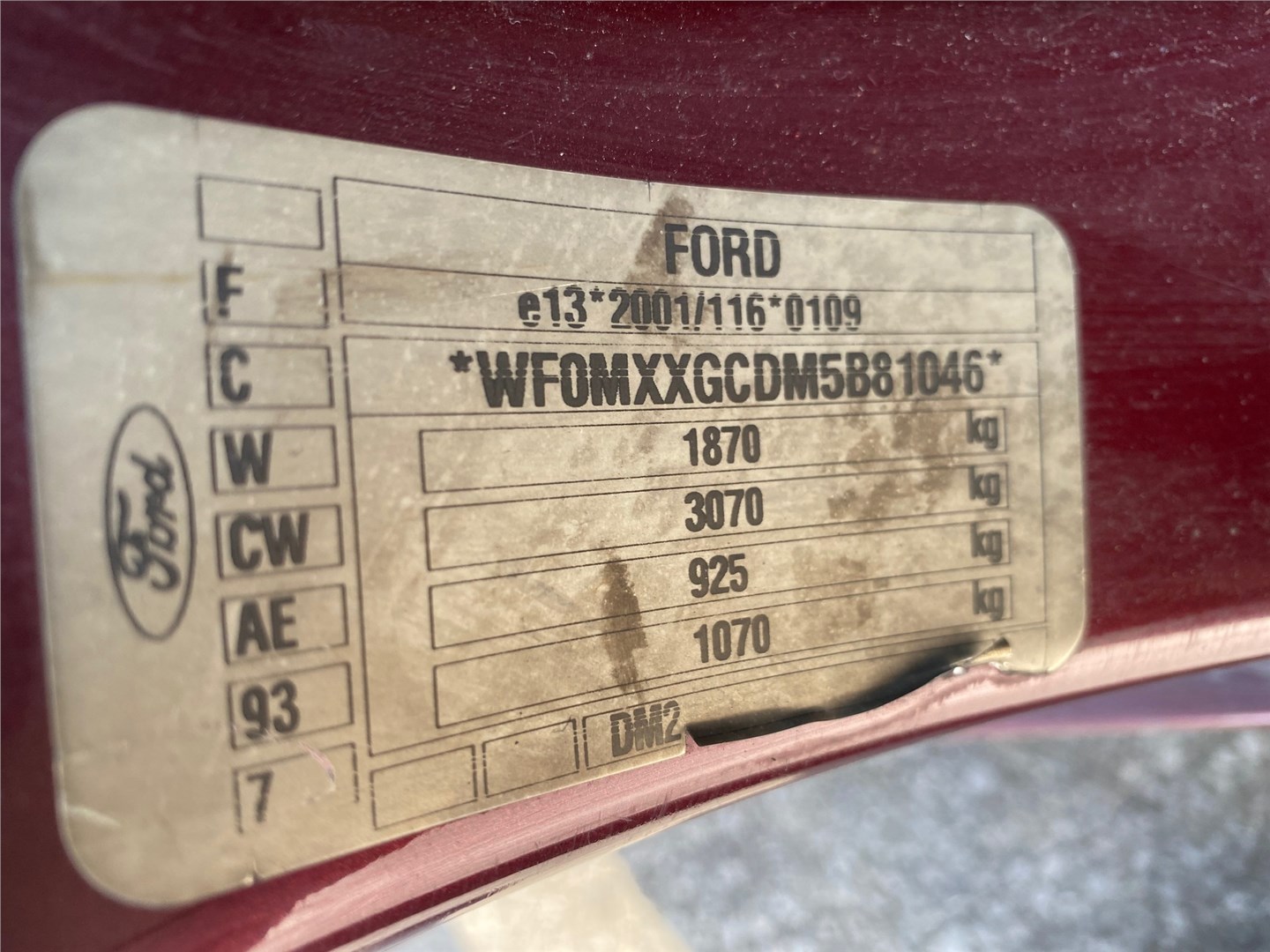 Подушка крепления КПП левая=правая Ford C-Max 2002-2010 2005
