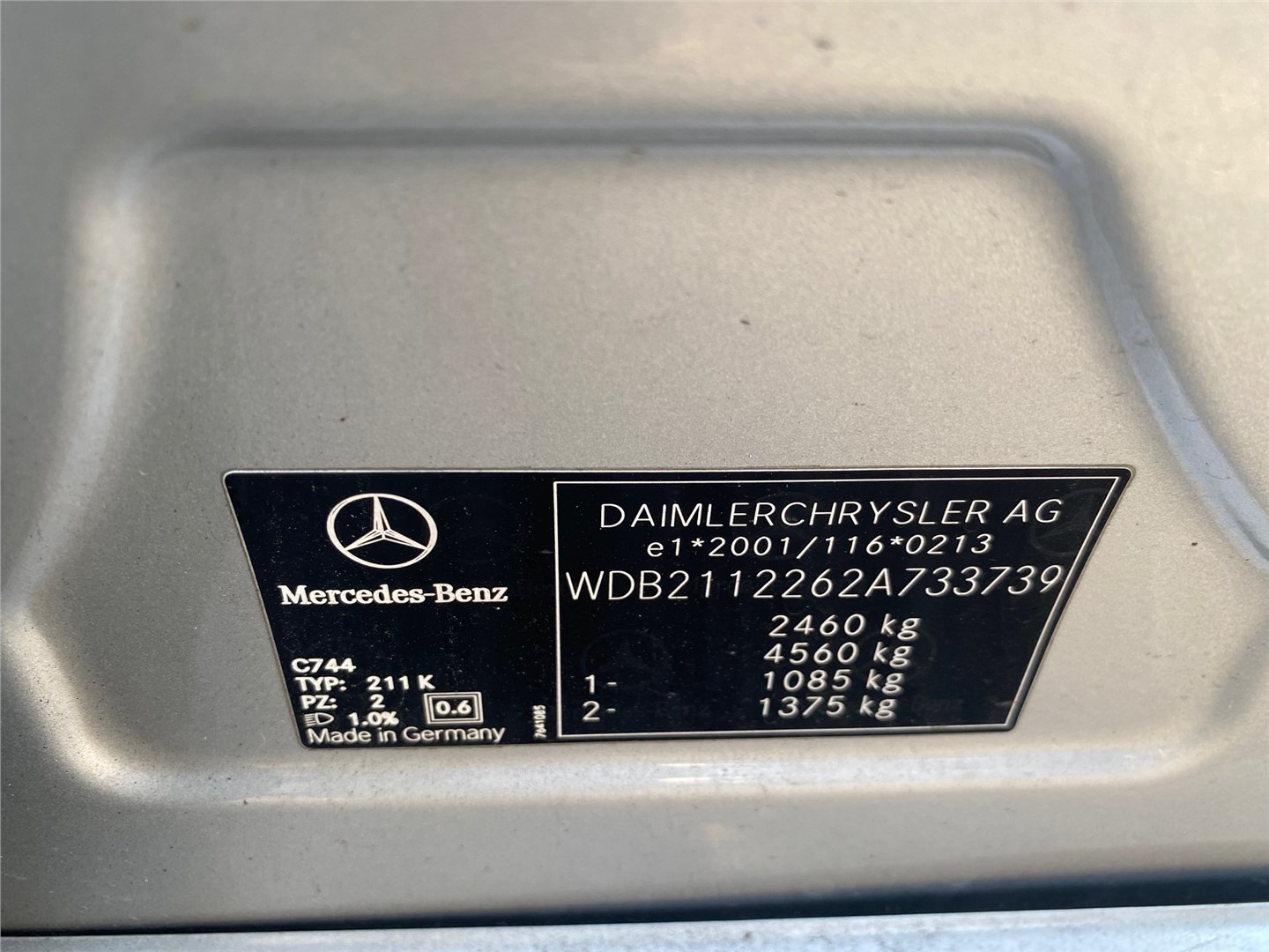 A2114701641 Датчик уровня топлива Mercedes-Benz E-Class W211 2002-2009 2005