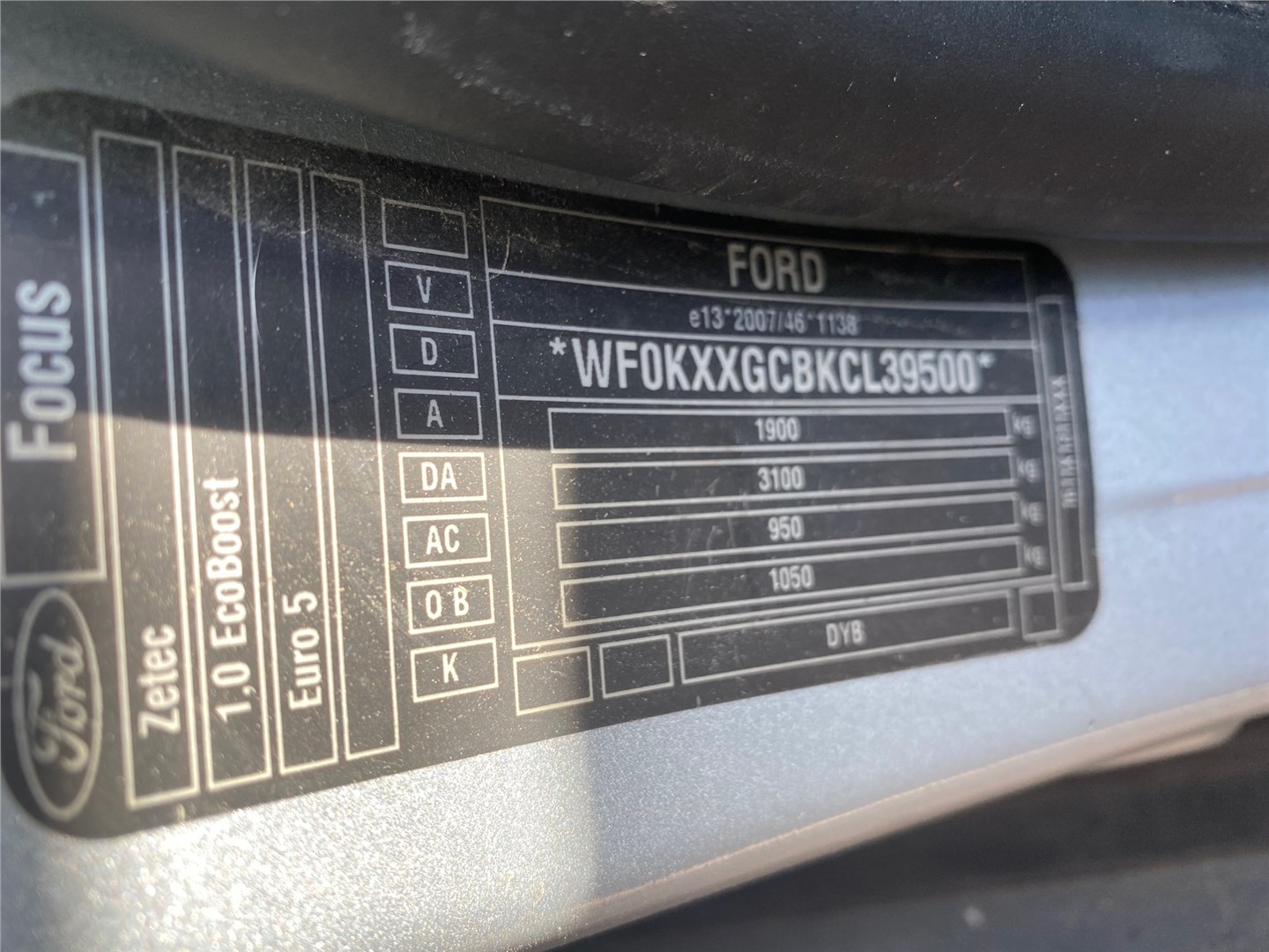1747492 Амортизатор крышки багажника Ford Focus 3 2011-2015 2012