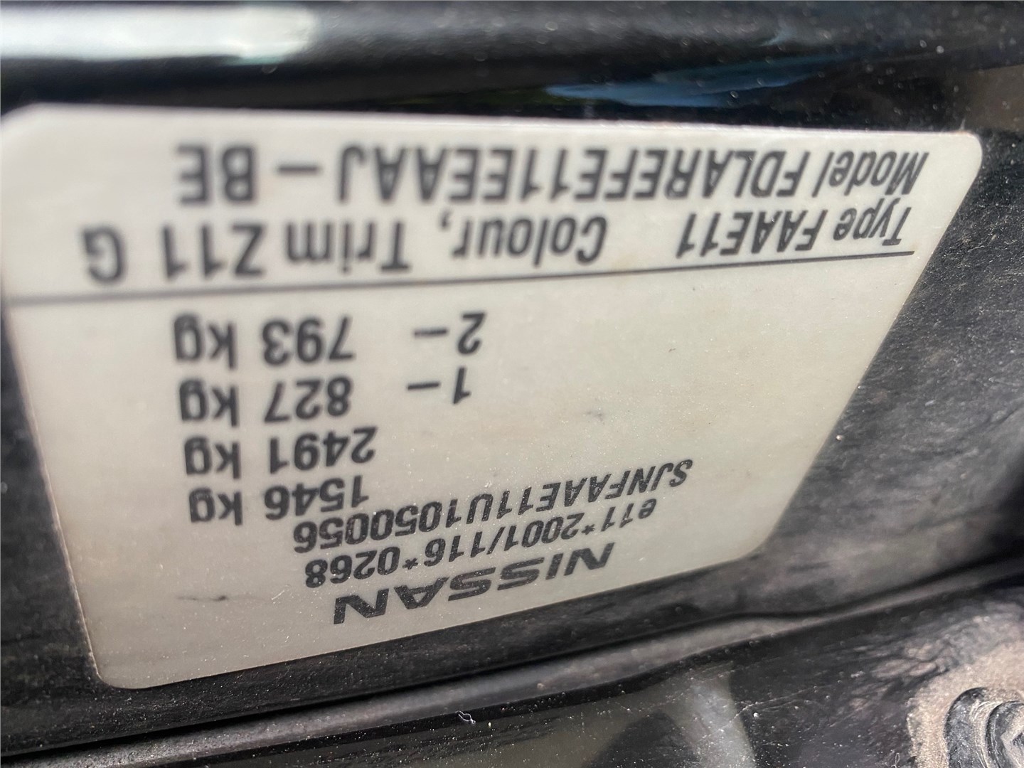 904509U00A Амортизатор крышки багажника левая=правая Nissan Note E11 2006-2013 2006