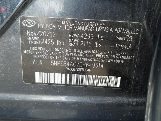 866163s000 Кронштейн бампера зад. правая Hyundai Sonata 6 2010- 2013