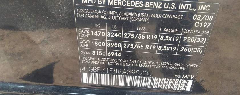 A1648100554 Ручка потолка салона Mercedes-Benz GL X164 2006-2012 2008