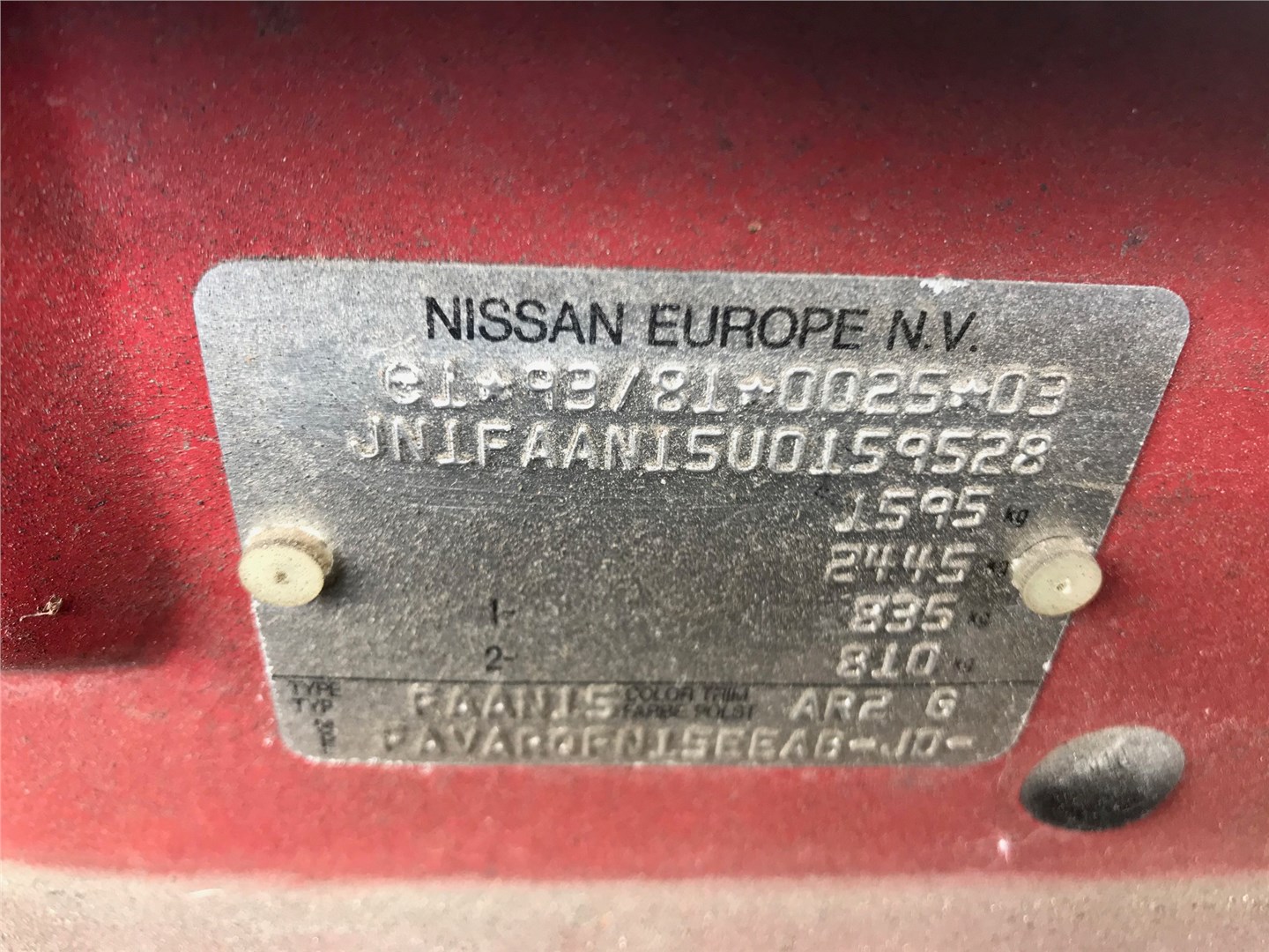 2438351E00 Блок реле Nissan Almera N15 1995-2000 1998