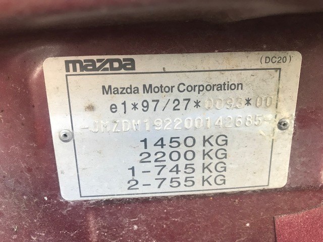 DC20674T0A Бачок омывателя Mazda Demio 1997-2003 1998 DC20-67-4T0A