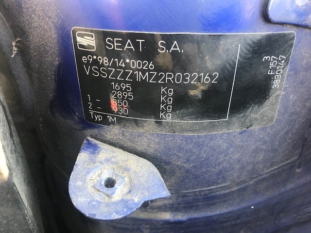 0301202032 Переключатель поворотов и дворников (стрекоза) Seat Leon 1999-2006 1999 CZK