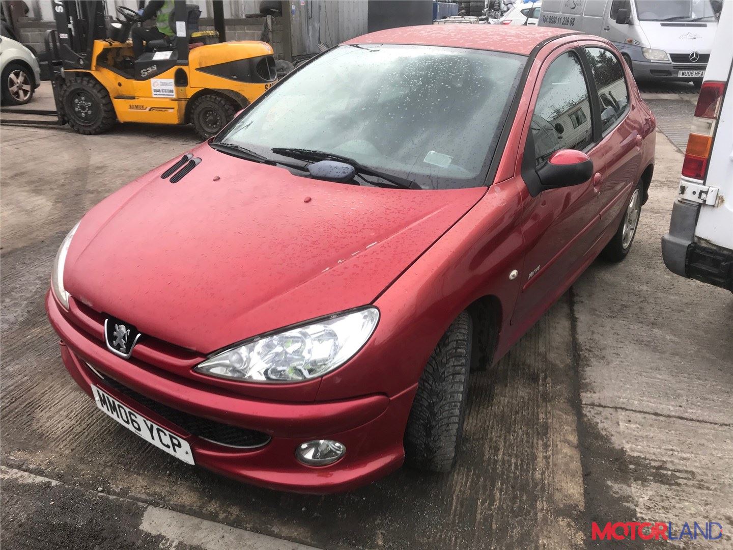 Недавно поступивший автомобиль Peugeot 206 - разборочный номер t21304