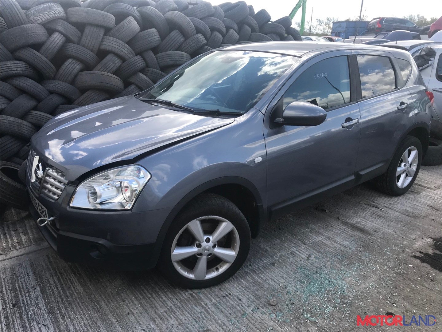 Недавно поступивший автомобиль Nissan Qashqai 2006-2013 - разборочный номер  t21339