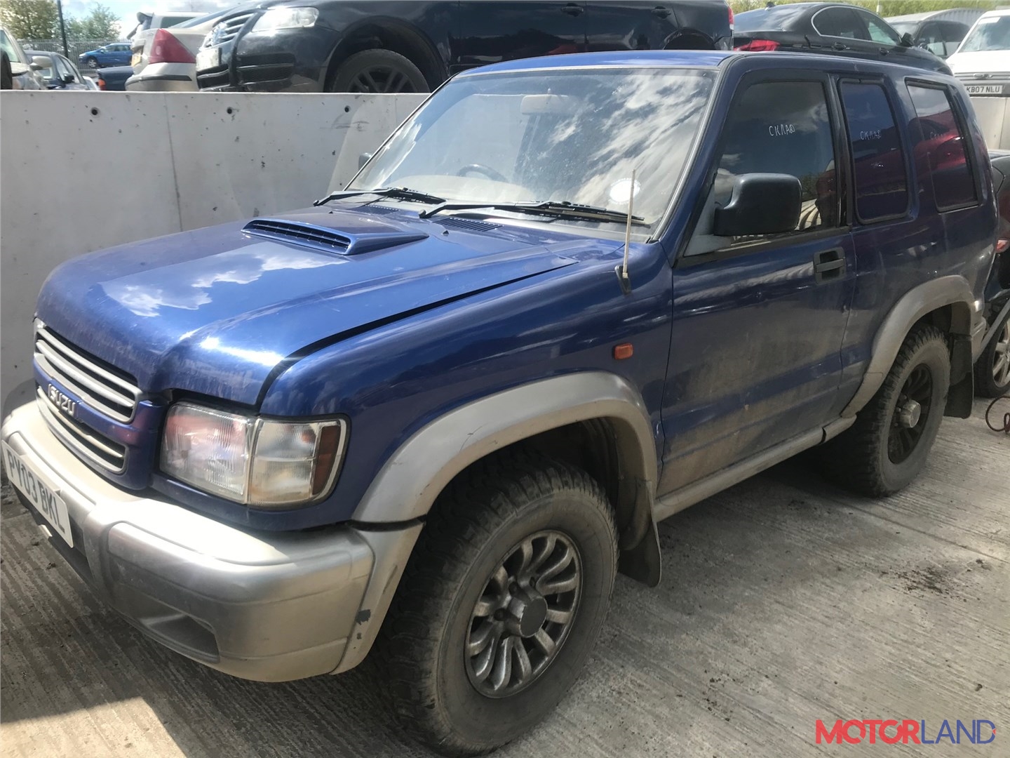 Недавно поступивший автомобиль Isuzu Trooper - разборочный номер t21527