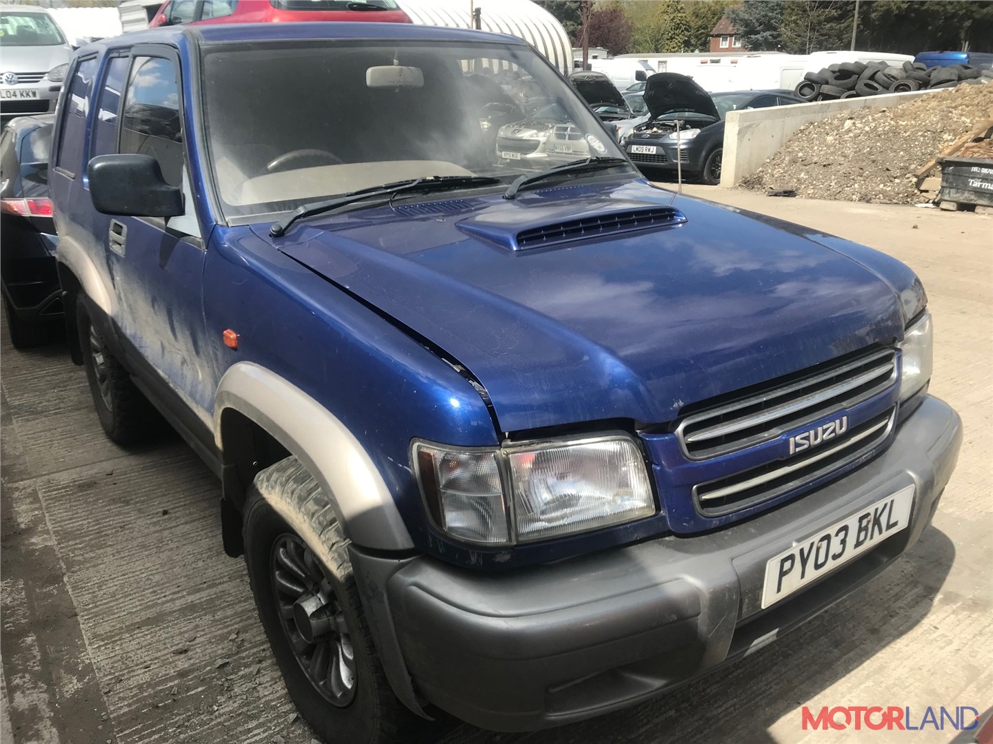 Недавно поступивший автомобиль Isuzu Trooper - разборочный номер t21527