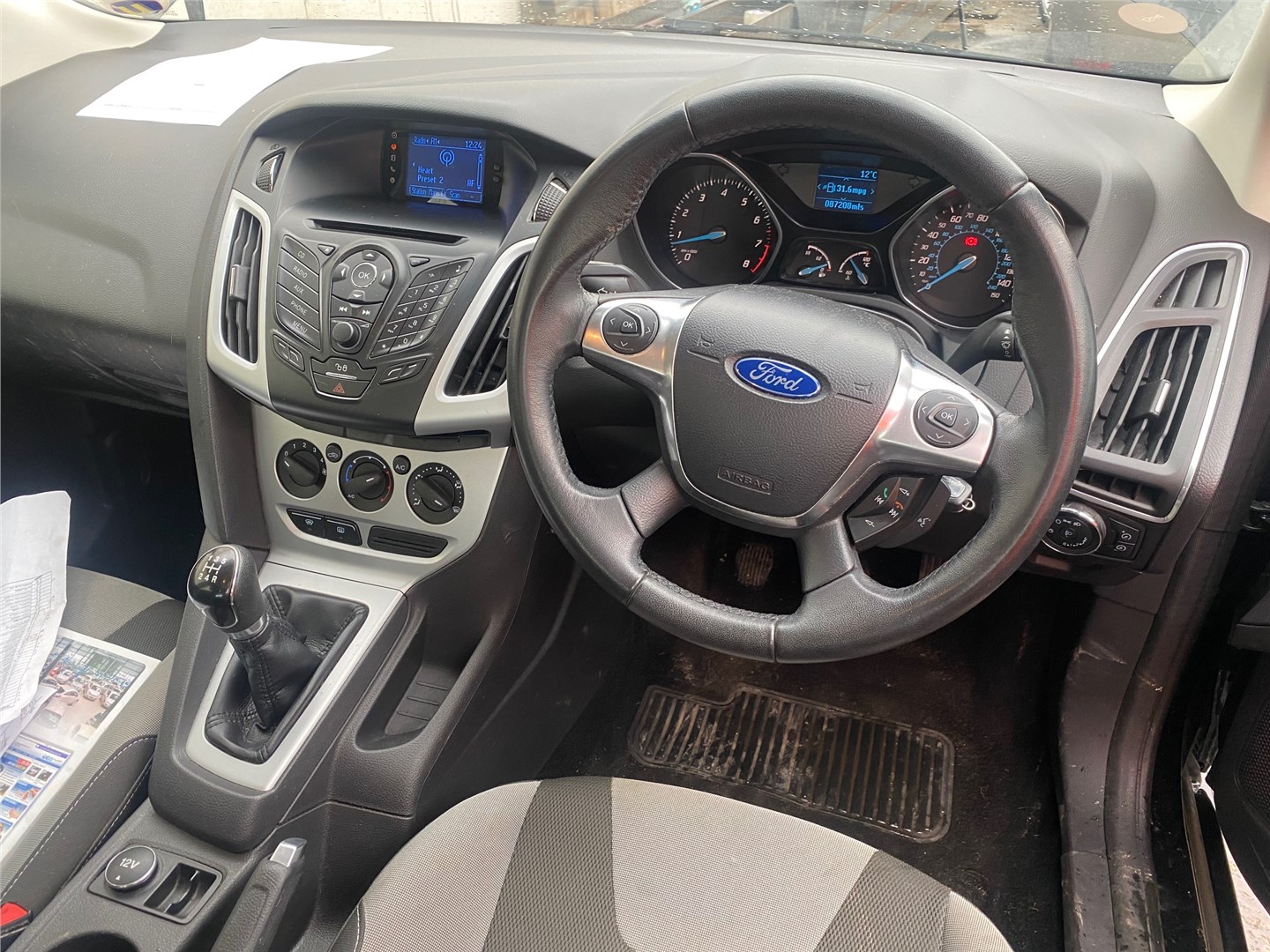 av6t13335ab Переключатель поворотов Ford Focus 3 2011-2015 2012