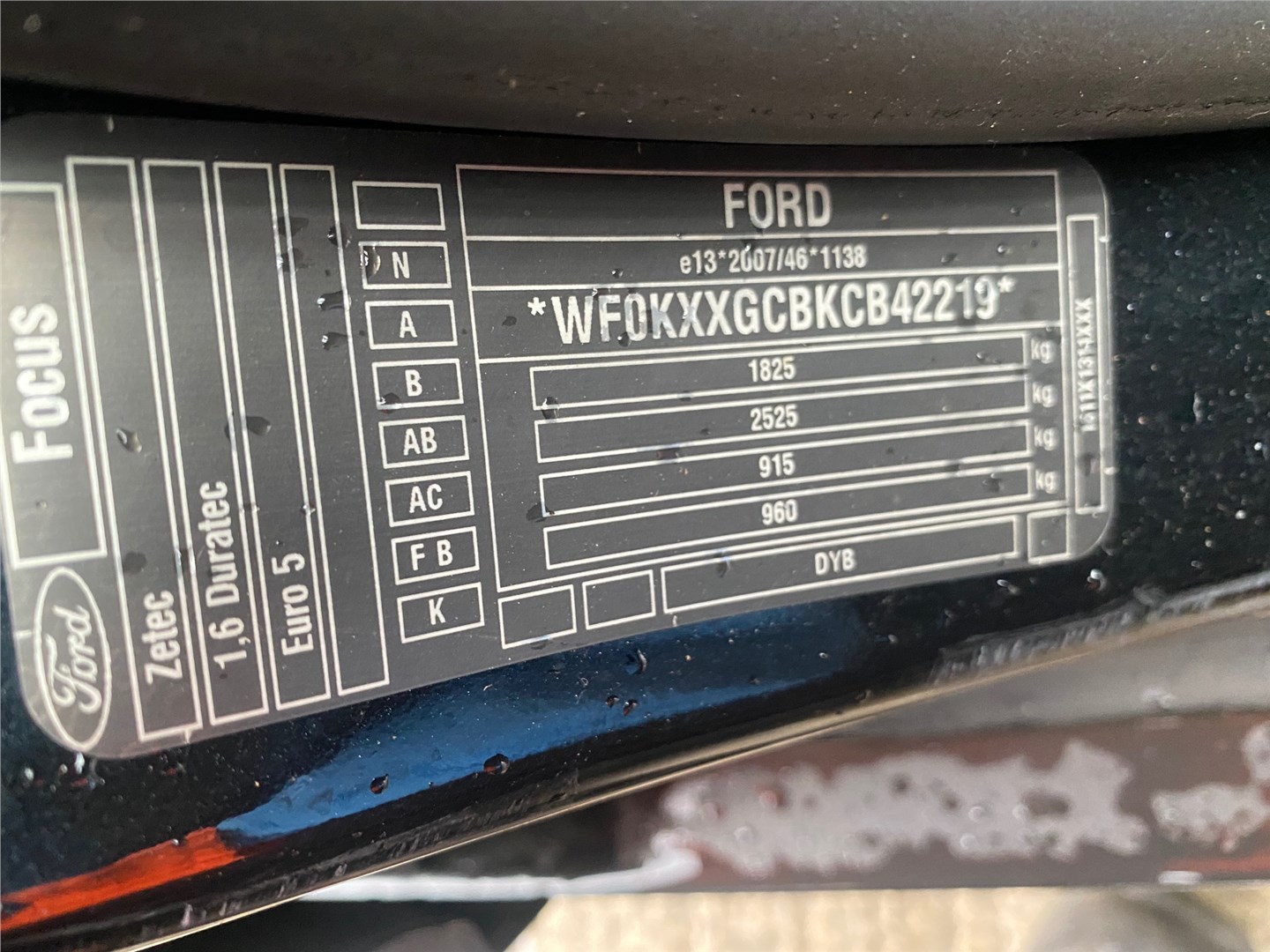 1751102 Амортизатор крышки багажника левая=правая Ford Focus 3 2011-2015 2012