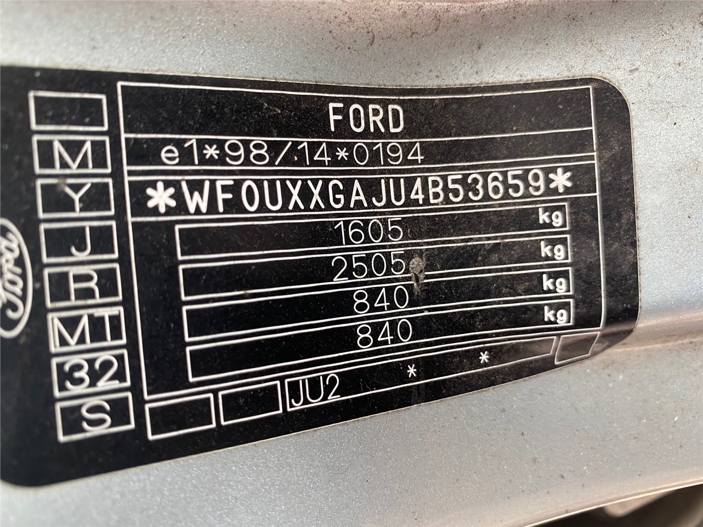 1518390 Петля двери Ford Fusion 2002-2012 2004