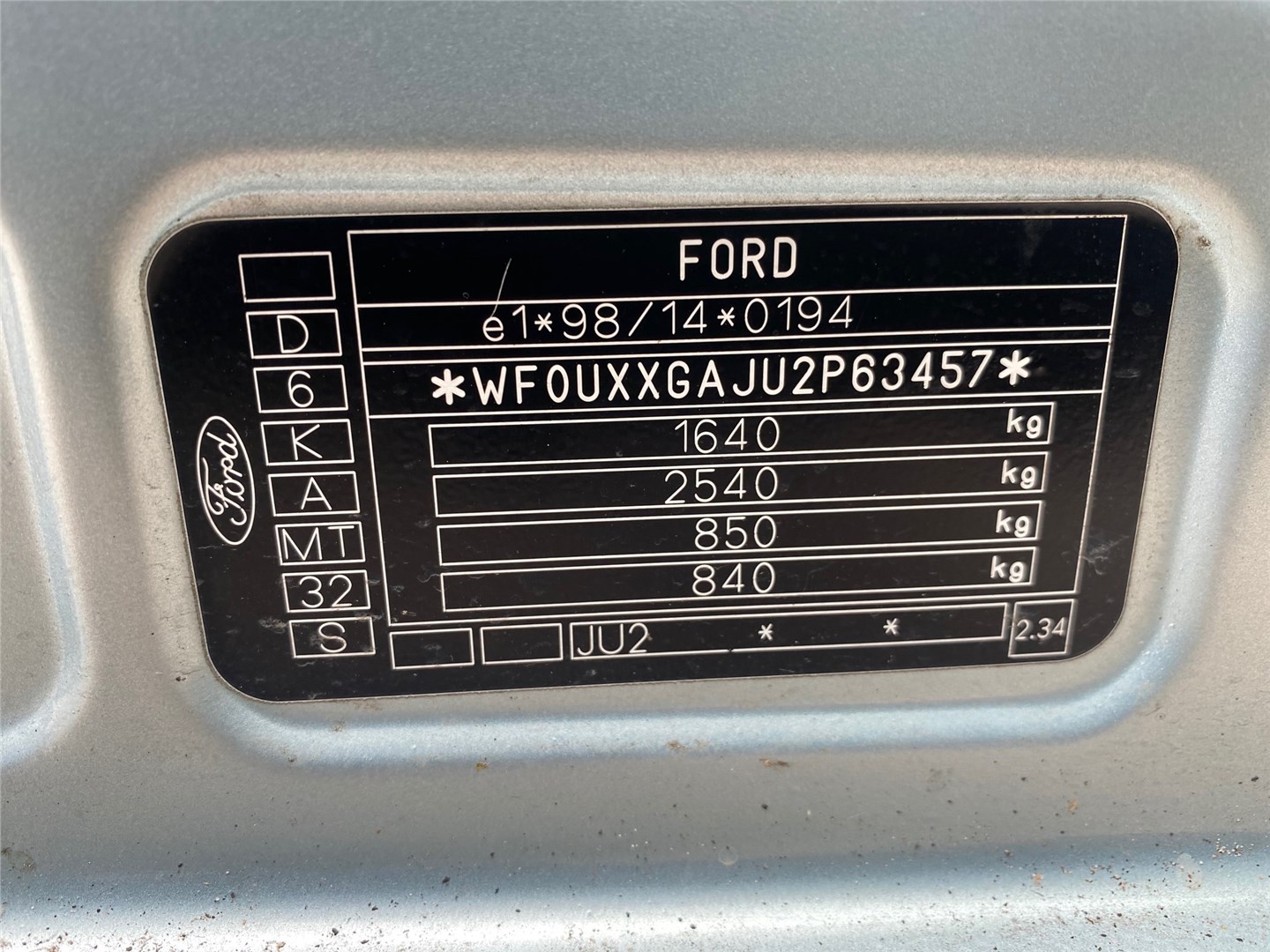 1148938 Петля капота левая Ford Fusion 2002-2012 2002
