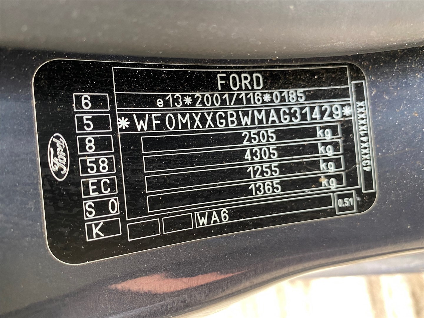 1838469 Двигатель (ДВС) Ford Galaxy 2010-2015 2011 2 л Дизель TXWA