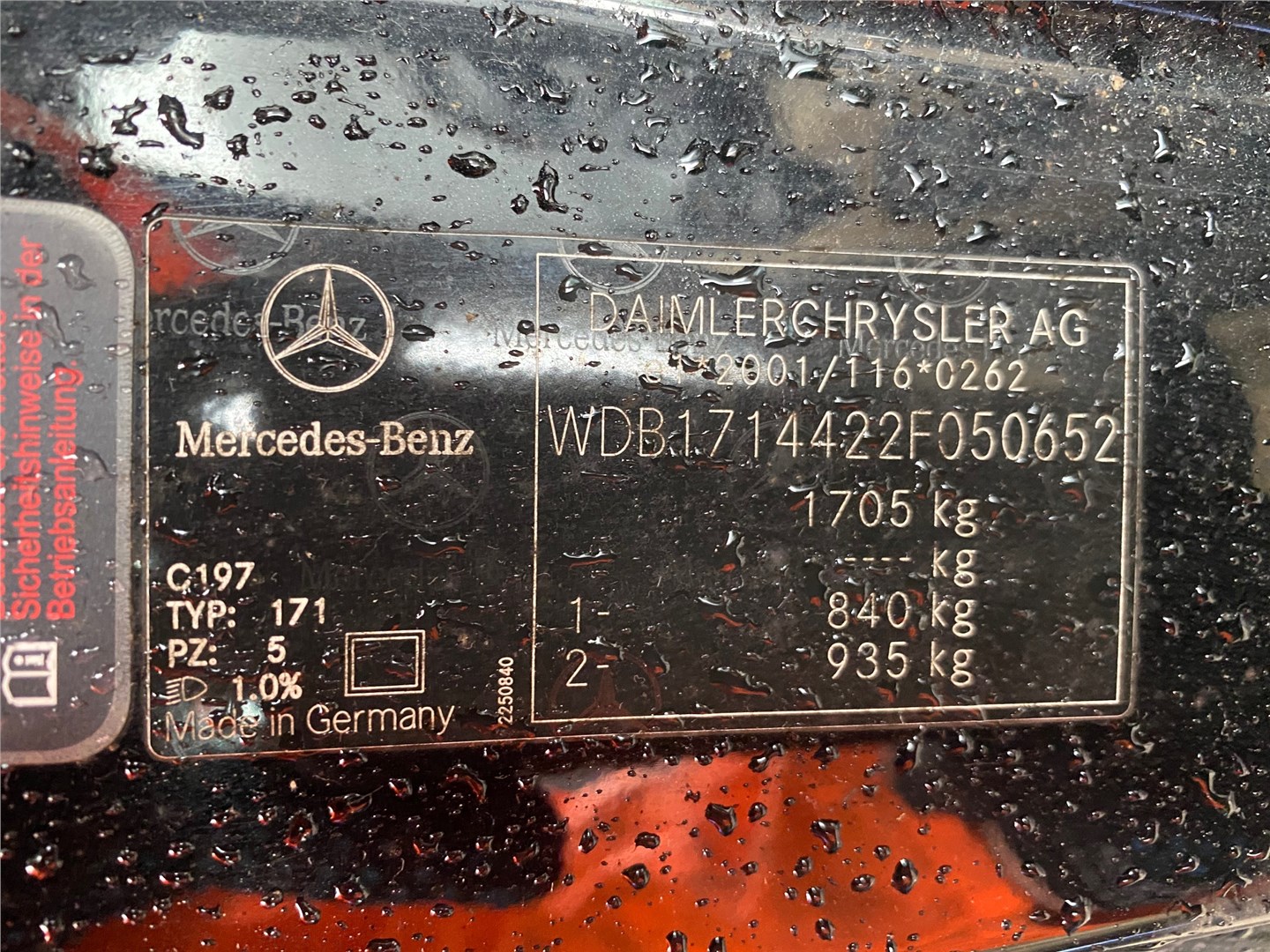 A1715402445 Переключатель круиза Mercedes-Benz SLK-Class R171 2004-2008 2005