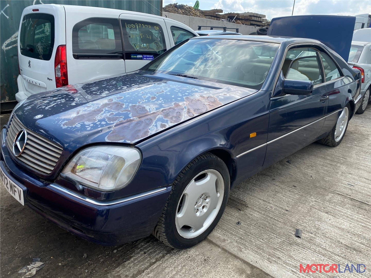 Недавно поступивший автомобиль Mercedes S W140 1991-1999 - разборочный  номер t21879