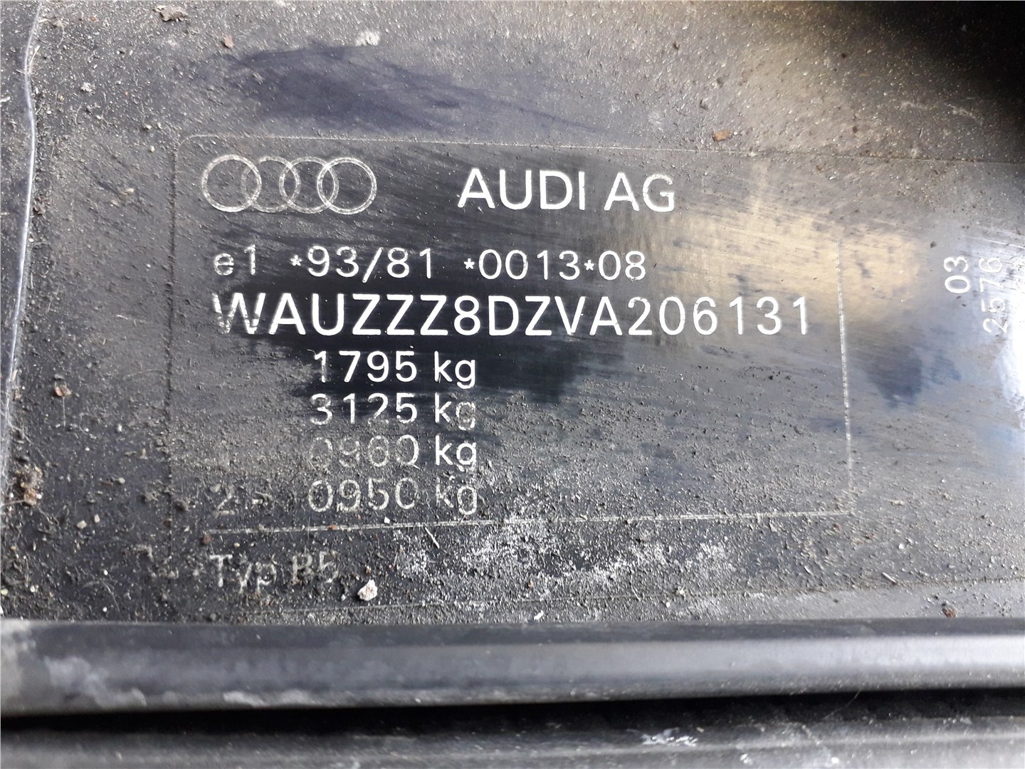 4D0941535 Кнопка света Audi A4 (B5) 1994-2000 1997