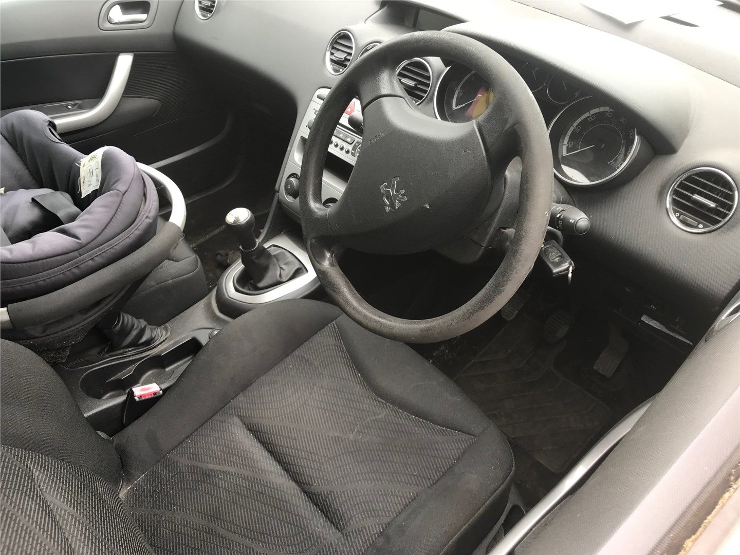 9665100080 Блок управления подушками безопасности Peugeot 308 2007-2013 2009